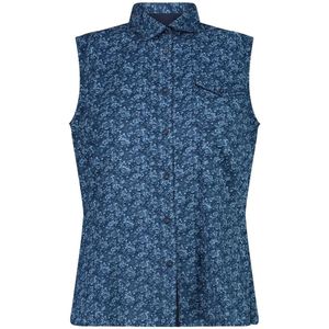 CMP - Dameshemd - Mouwloos - Stretchstof - Met Knoopsluiting - Borstzakje