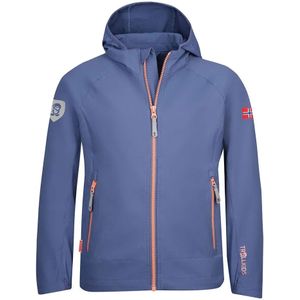 Trollkids - Kvalvika Jas - Lichtgewicht Softshell - Effen - Reflecterende Details