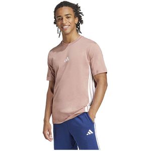 Adidas Essentials 3 Stripes Single Jersey T-shirt Met Korte Mouwen