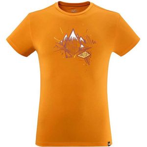 Millet Boulder Short Sleeve T-shirt Oranje XS Man