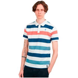 Fundango 1psae15 Incognito Stripe Korte Mouw Poloshirt