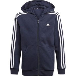 adidas - Essentials 3S - Kinderjack - Met Rits en Capuchon