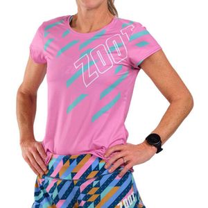 Zoot Ltd Run Short Sleeve T-shirt Roze L Vrouw