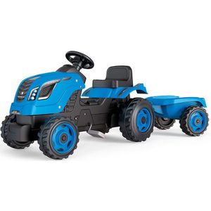 Smoby - Driewieler - Tractor Aanhangwagen