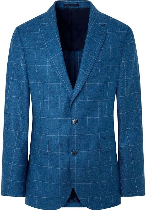 Hackett - HM443310 - Blazer - Blauw - Wol - Casual - Klassiek