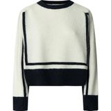 Pepe Jeans - PL7000042 - Gebreide Trui - Wit - Casual - Polyester