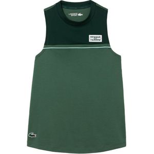 Lacoste Tf1010 Short Sleeve T-shirt Groen 36 Vrouw