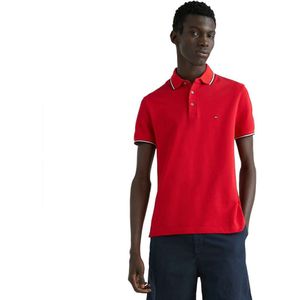 Tommy Hilfiger 1985 Tipped Slim Fit Short Sleeve Polo Rood M Man
