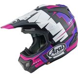 Arai - MX-V EVO Battle - Offroadhelm - Zwart - Glasvezel