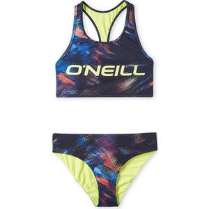 O'Neill Crop Bikini Active Blauw/Limegroen