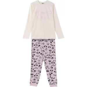 Cerda Group Disney 100 Long Sleeve Pyjama Wit,Roze XS Vrouw