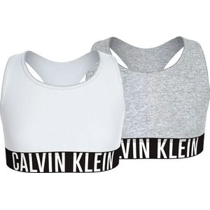 Calvin Klein - Katoenen Bralette 2-Pack - Zwart - Meisjes