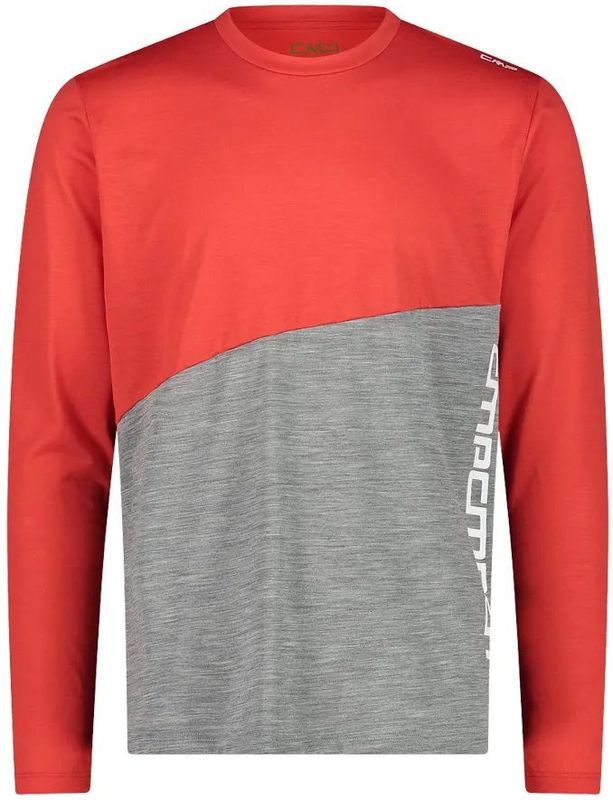 Cmp - 32L2787 - T-shirt - Rood - Lange Mouwen