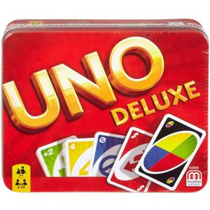 Mattel Games Uno Deluxe Card Game Veelkleurig