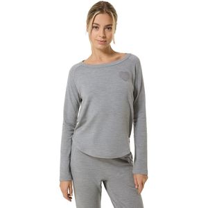 Super.natural - W LITTLE HEARTWOOD CREW - Merino Trui - Zwart