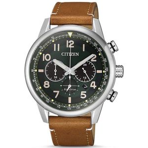 Citizen  Horloge - Citizen heren horloge - Groen - diameter 43.1 mm - roestvrij staal