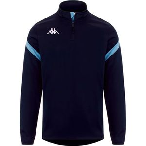 Kappa - Dolvole - Sweatshirt - Halve Rits - Heren - Nauw Aansluitend - 100% Polyester