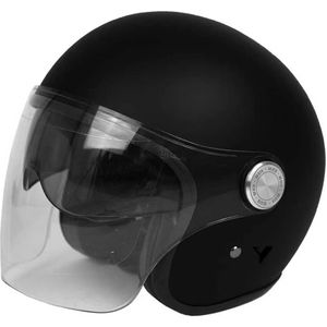 BY CITY - The City - Open Face Helm - Mat Zwart - Harde Buitenkap