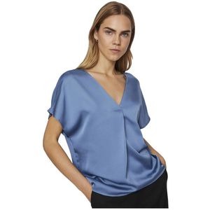 Vila Ellette Blouse Met Korte Mouwen