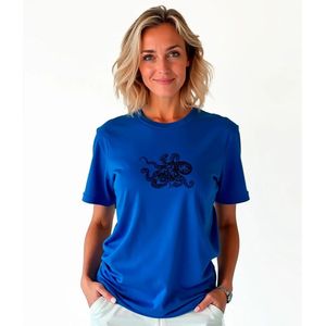 Kruskis Psychedelic Octopus Dames T-shirt Met Korte Mouwen