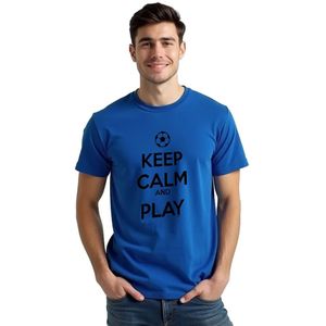 Kruskis Keep Calm And Play Football T-shirt Met Korte Mouwen