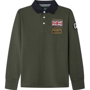 Hackett Londonvoor jongens. HK5700002 Polo Rally groen (3Años= 97cm), Casual, Katoen, Lange mouwen, kinderkleding