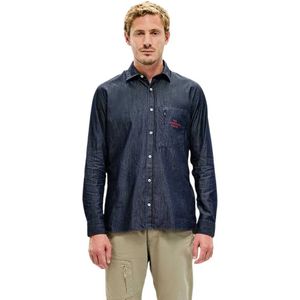 The Mountain Studio Field Light Denim Overhemd Met Lange Mouwen