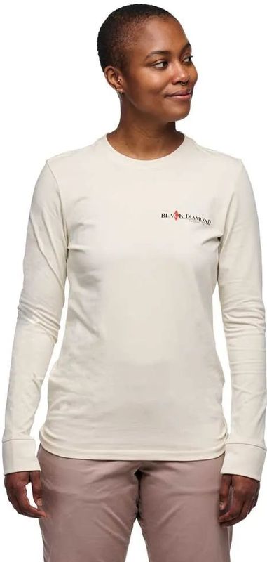 Black Diamond Heritage Wordmark T-shirt Met Lange Mouwen