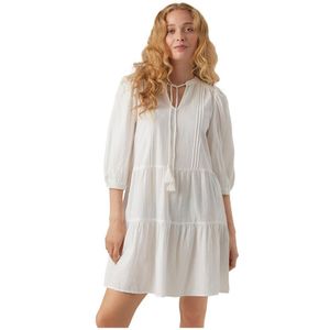 Vero Moda Pretty Tunic 3/4 Sleeve Dress Beige XL Vrouw