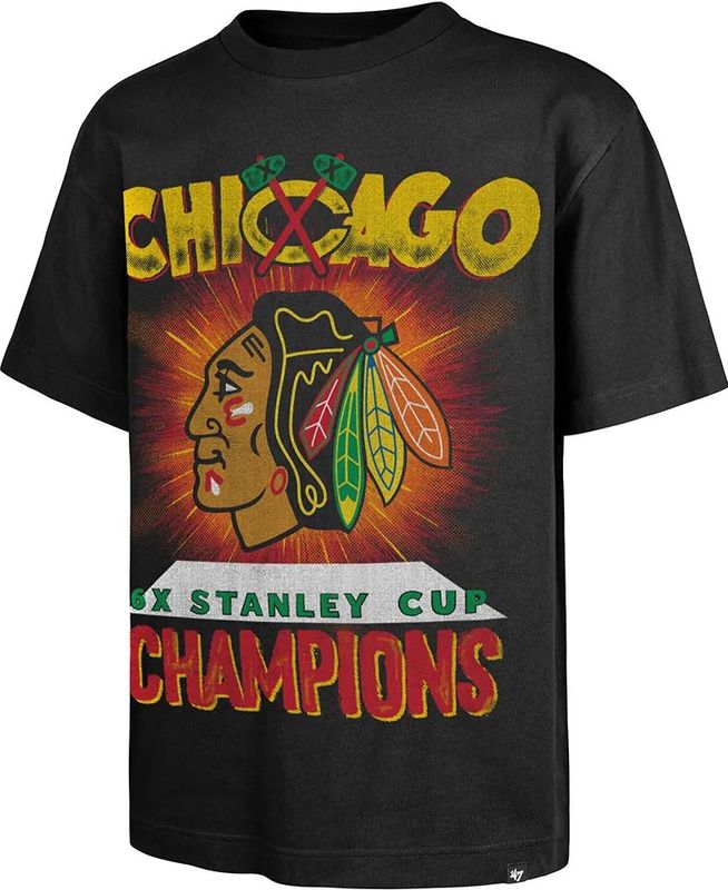 47 Nhl Chicago Blackhawks Sigma Foundation T-shirt Met Korte Mouwen
