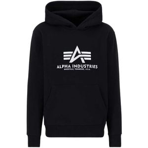 Alpha Industries - Basic Carbon Hoodie - Heren Sweatshirt - Zwart - Katoen