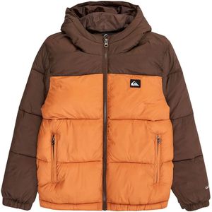 Quiksilver - Cold Days - Gewatteerde Jas - Bruin - 16 Years Jongens