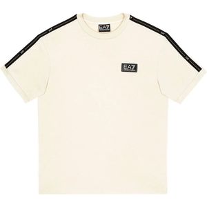 Ea7 Emporio Armani Train Logo Series Tape T-shirt Met Korte Mouwen