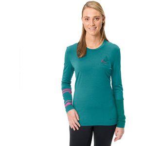 Vaude Monviso Wool Long Sleeve T-shirt Groen 38 Vrouw