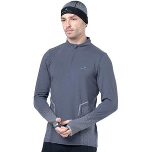 Ronhill Tech Reflect Half Rits Lange Mouw T-shirt