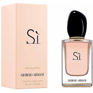 Giorgio Armani Si Eau De Parfum 50ml Perfume Transparant  Vrouw