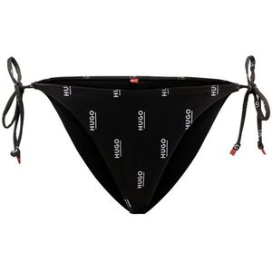 Hugo 10247674 Tie Side Bikini Bottom Zwart S Vrouw