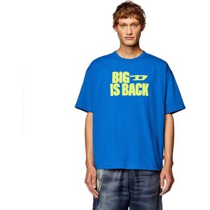 Diesel Boxt Back Short Sleeve T-shirt Blauw S Man