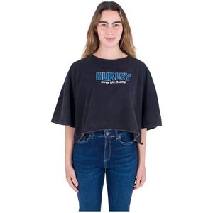 Hurley Oceancare Tour Cropped T-shirt Met Korte Mouwen