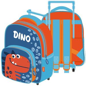 Zaska 24x36x12 Cm Dino Backpack Blauw