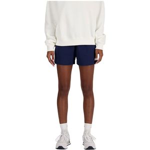 New Balance Sport Essentials French Terry Shorts Beige M Vrouw