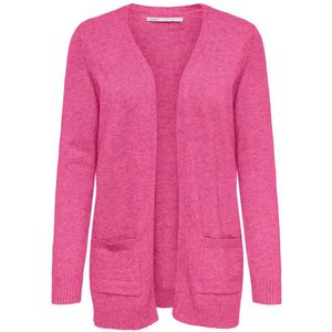 Only Lesly Open Knit Cardigan Roze XS Vrouw