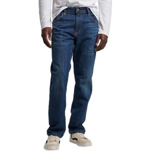 Superdry Vintage Slim Straight Jeans Blauw 29 / 32 Man