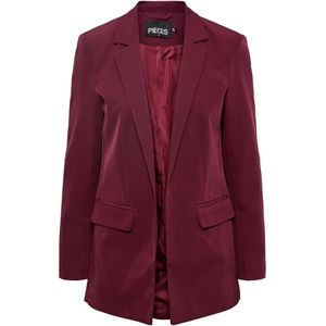 Pieces Bossy Loose Blazer Rood XL Vrouw