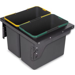 Emuca Lateral 2x24l Automatische Prullenbak Voor Recycling