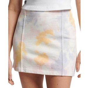 Superdry Code Essential Tie Dye Skirt Blauw XS Vrouw