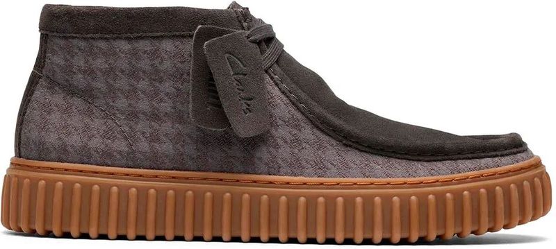 Clarks - Torhill Hi - Leren Laarzen - Grijs - Casual
