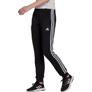 Adidas Primegreen Essentialsarm-up Slim Tapered 3 Stripes Pants Zwart XS / Regular Vrouw