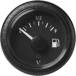 Vdo Dlrb Brandstofniveau-instrument Met Enkele Schaal 33 Ohm Lijn E-f 240 12-24v