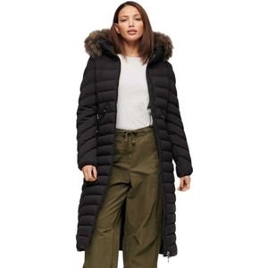 Superdry Fuji Faux Fur Longline Jas